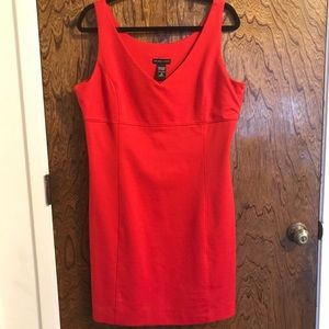 New York and Company red cocktail dress